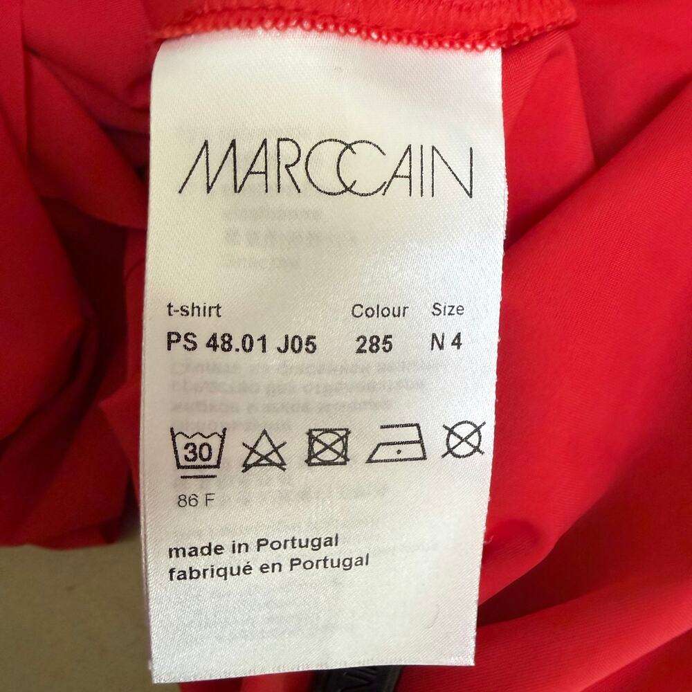 Marc Cain Sports Red Half Zip Stretch Top | N4 | US 10 | MSRP $280 - Picture 13 of 16